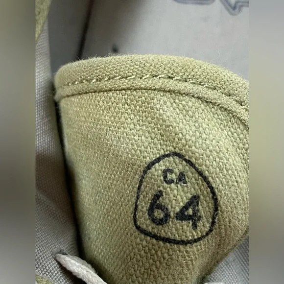 Seavees | Size 9 Men's Olive Green Canvas SeaChange Legend Sneakers - Picture 4 of 6